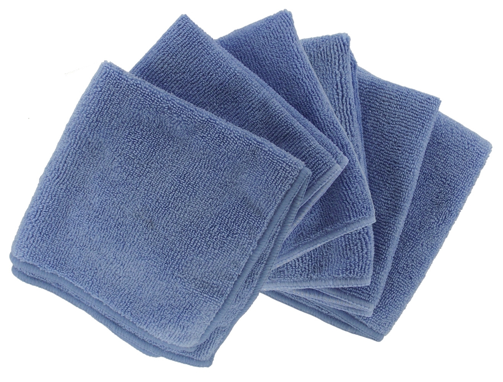 Microfiber Cleaning Cloths, 12 in x 12 in, 6 Pieces / Pack